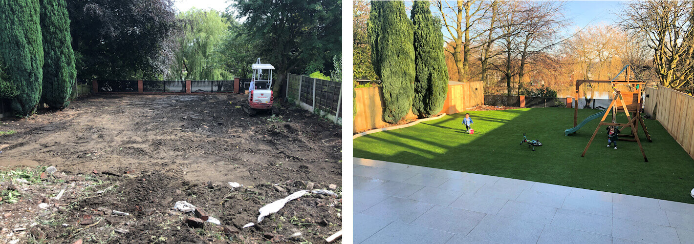 we will lay your artificial grass lawn